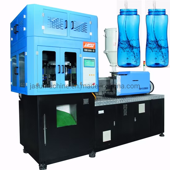 Machine de moulage par soufflage de plastique entièrement automatique à grande vitesse IBM Pctg Tritan Sk Bouteille d'eau de sport Machine de moulage par soufflage par injection plastique en une étape
