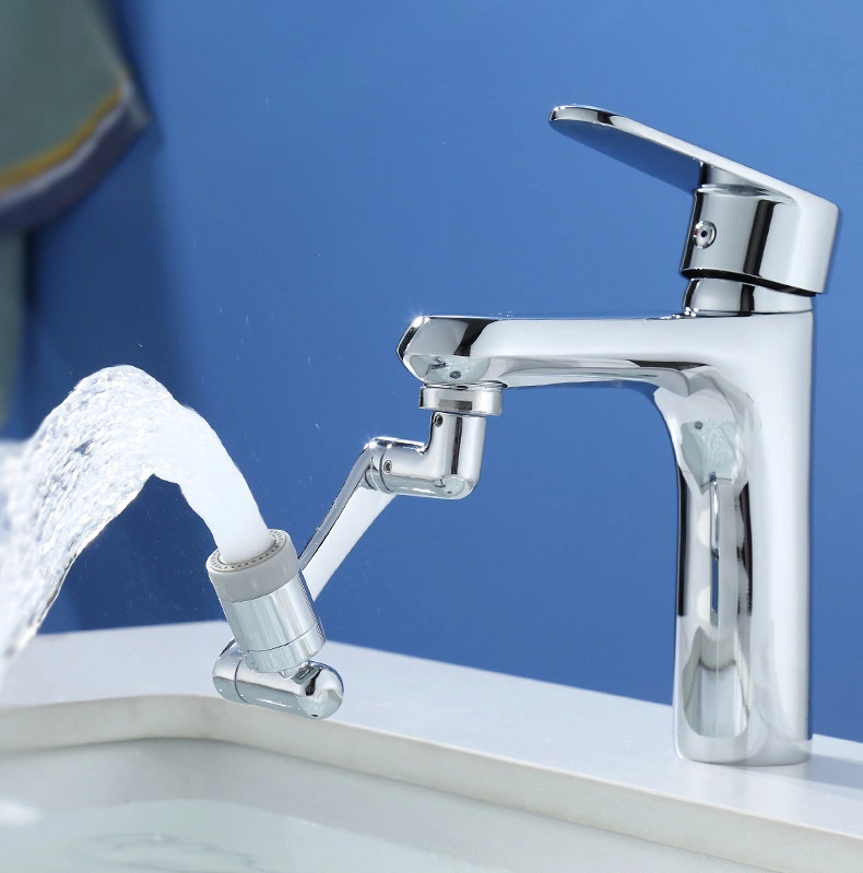 Washbasin Faucet Mechanical Arm Face Washing Assistance