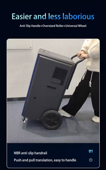 Déshumidificateur portatif de séchage d'air industriel de la capacité 220V R290 de déshumidification
